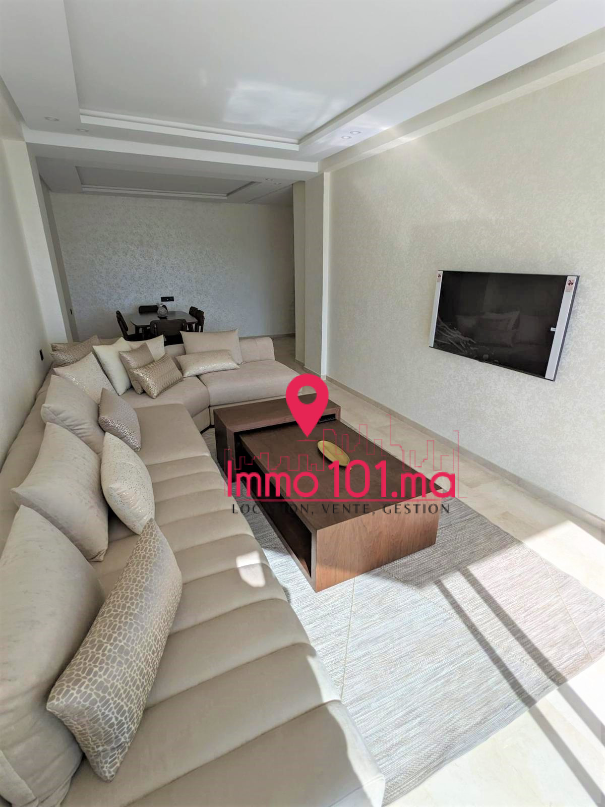 Location appartement meublé à Hay Riad ZLLAM1452